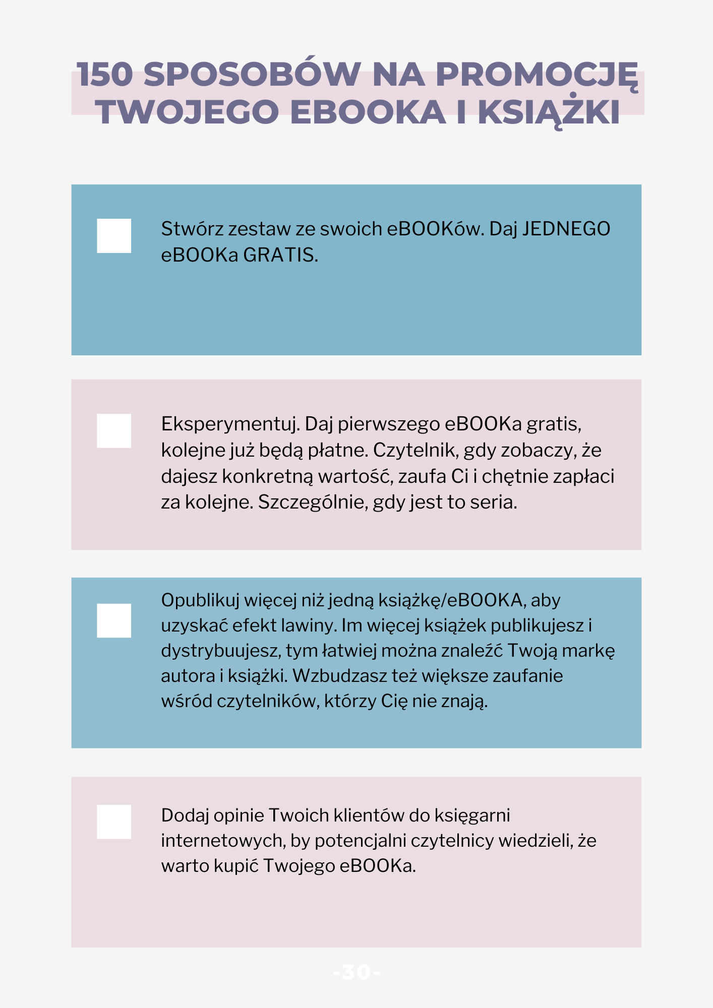 Jak wypromować eBOOKa i książkę? 150 sposobów do zastosowania od zaraz. promocja ebooka