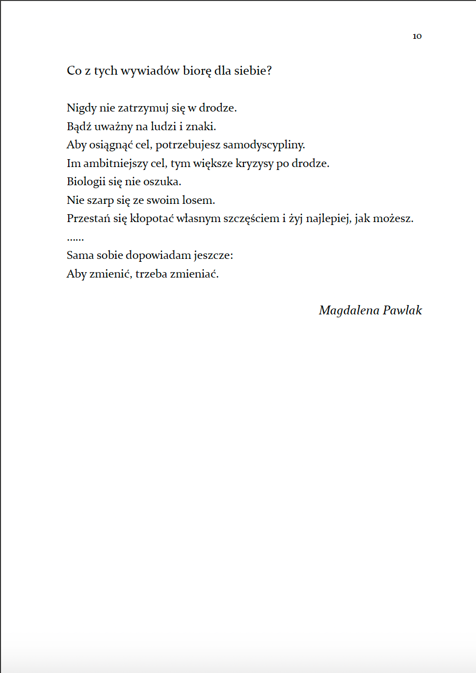 Rozmowy o szczęściu