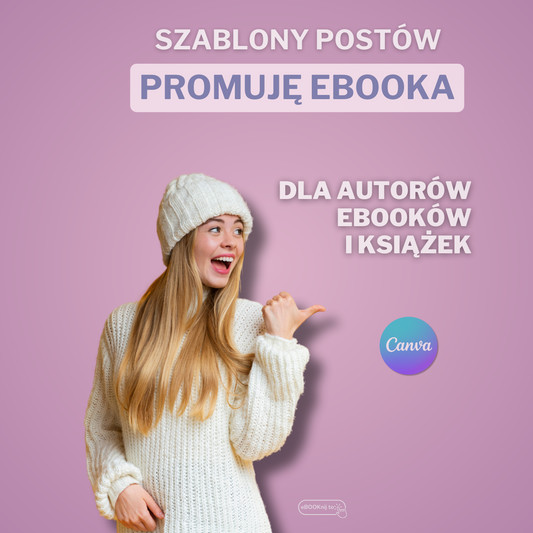 Szablony postów na Instagram i do social media - promuję eBOOKa